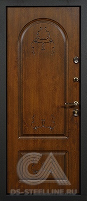 Металлическая дверь Лео для квартиры вид изнутри