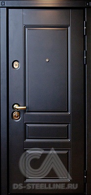 Металлическая дверь Лондон для квартиры вид снаружи
