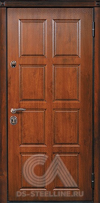 Металлическая дверь Октавио для квартиры вид снаружи