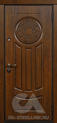 Металлическая дверь Лео для квартиры вид снаружи