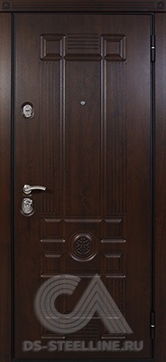 Металлическая дверь Цезарь для квартиры вид снаружи
