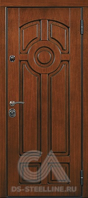 Металлическая дверь Талисман вуд для квартиры вид снаружи