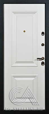Металлическая дверь Британия для квартиры вид изнутри